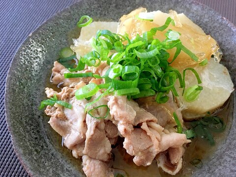 秋☆長芋と豚肉の甘辛煮☆すぐ出来る時短煮物